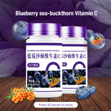 Blueberry Seabuckthorn Vitamin C Pressed Tablet Candy Vitamin C Supplement